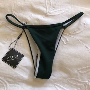 Brand new forest green bikini bottoms